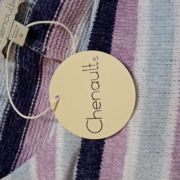 Chenault Striped Boho Sleeve Soft Fuzzy Sweater. Size Lage NWT - Picture 7 of 9